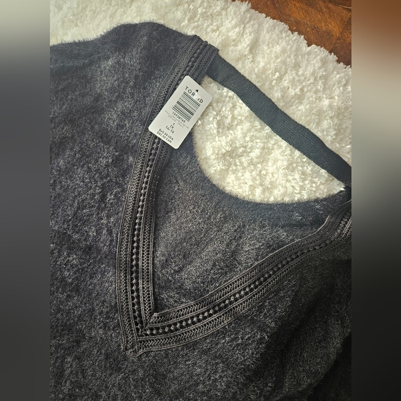 Torrid Elegant Black V-Neck Sweater - Picture 5 of 7